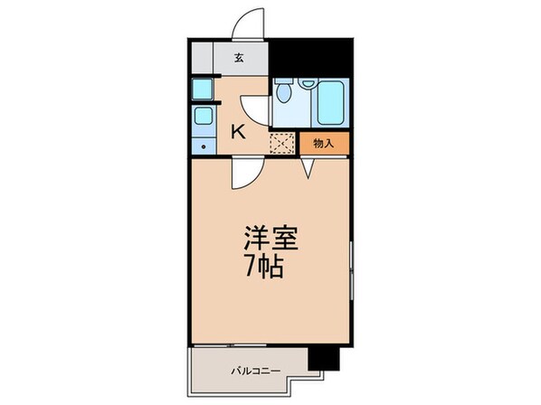 ダイアパレス博多駅南の物件間取画像